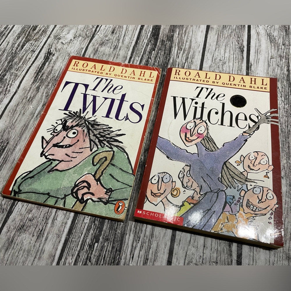 Ronald Dahl Books The Twits & The Witches Classic Children’s Chapter Books GUC